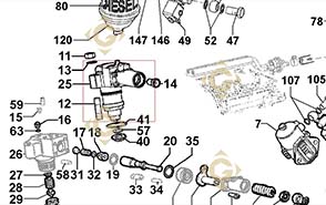 Injector Pump 6590285 engine LOMBARDINI LDW 502 - GDN INDUSTRIES